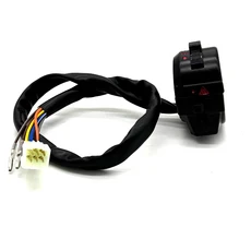 22mm 오토바이 핸들 바 왼쪽 오른쪽 전기 시작 제어 스위치 혼다 XL 250 400 용 경적 신호 헤드 라이트, 01 1pcs right