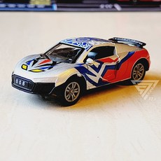 【台灣出貨】雙開門合金警車跑車模型 警車玩具 合金車模 仿真模型車, 英雄 - 銀色B款, 1個