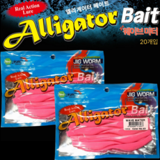 JRC-HIT 웨이브 마터 /WAVE MATER 20pcs/광어다운샷 우럭 배스웜, 20개