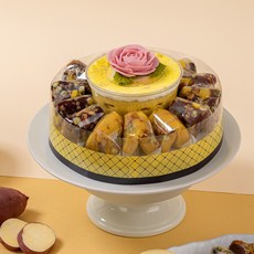 [떡보의하루 본사] 떡케이크 고구마퓨전케익1호 전국150여개 매장 직접배달, 1.245kg, 1개