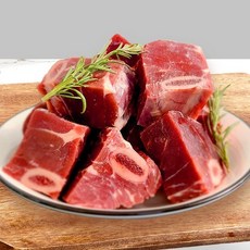 바라던 뉴질랜드산 살많고 기름기적은 목초육 찜갈비 1kg x 2팩 총 2kg /일반포장, 2개