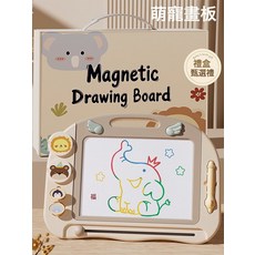 DIU 兒童畫畫板家用磁性力可消除擦寫字板1歲寶寶2塗鴉玩具生日禮物, 1個, 如圖