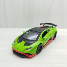 宅米吉 1:40 藍寶堅尼 颶風 Huracan STO 綠色 合金 模型車 迴力車, 1個