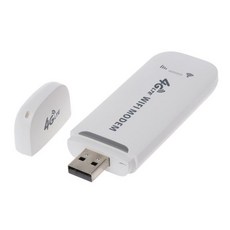 고속 잠금 해제 된 3G 4G LTE USB 모뎀 휴대용 USB 4G 동금 3G 4G SIM 카드 USB Dongle USB 네트워크 어댑터, 1) White, 하얀색, 1개