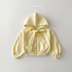 데일리베베 26 봄 리본 후드 집업 (XS~XL)