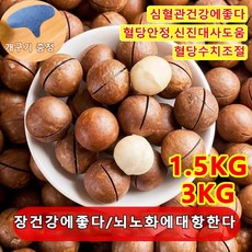1.5Kg/3Kg 다미아 (우유향) 껍질 까먹는 통 다미아 장건강에좋다 부럼, 4개, 150g