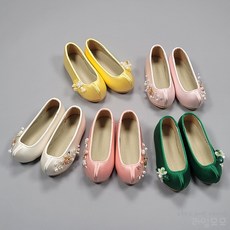 아기꽃신 여자아이 파스텔 플라워 꽃신 신발 악세사리 돌 설날 추석 SB014C