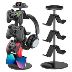 OURCO Game Controller Stand Headphone Holder Multi Adjustable Headset Hanger for All Universal Ga, OURCO Game Controller Stand He