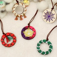 [나무공작]스트링드림캐처목걸이(10인용)-꿈, 바늘추가 ( 바늘추가 / + 3000원)