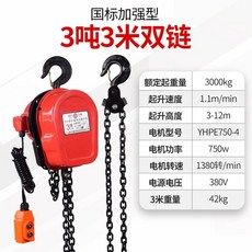 전동 체인블럭 윈치 도르레 150KG 미니호이스트 쌍용리프트, I. 3톤 3미터 380V