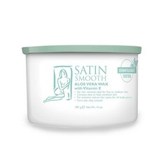 비타민 E가 함유된 새틴 스무스 허니 왁스 민감성 피부용 제모 전신 왁싱 거칠고 중간 정도의 모발에 이상적 14온스, 1_14 Ounce (Pack of, 1