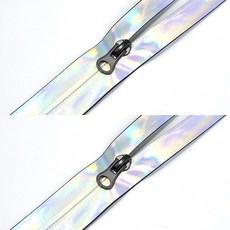 CRT 042 탐나요 홀로그램 5호 지퍼 PU코팅 생활 방수 지퍼, 1개, 70cm