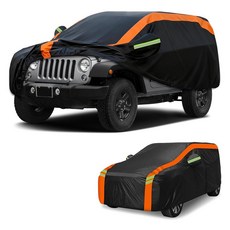 Blshwez 테슬라 모델 3 2017-2025용 다층 전천후 방수 자동차 커버 눈비 자외선 차단 지퍼 도어 및 보관 가방 포함, Fit for Tesla Model 3