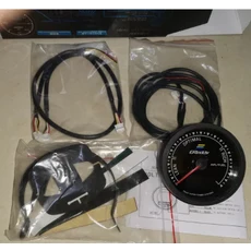 7색 자동차 GReddi LCD 디지털 디스플레이 터보 부스트 수온 오일 프레스 연료 압력 공기 비율 게이지, 1개