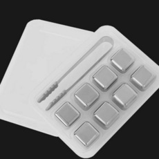 스테인리스아이스큐브 얼음 아이스큐브 스텐아이스큐브 녹지않는얼음 8p세트 79000EA 1EA, 본상품