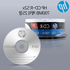 52x 700MB 공CD DVD HP Media CD, 본상품