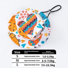 애완동물여름모자 귀달이햇빛차단 소형견고양이, S 머리 둘레 28CM 약 1 0 3 5kg, 여름 어부 모자 [여름 ]