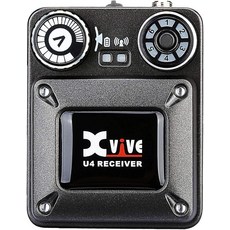 Xvive U4R4 무선 인이어 모니터 시스템 송신기 및 벨트 팩 수신기 개인용 IEM 스튜디오 밴드 리허설 라이브 공연 카메라 레코드(U4R4), Xvive U4R