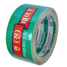 48mm 청테이프/면테이프 초강력 박스포장 접착력이 우수한 국내산 제품, 1개