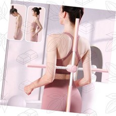 어깨 등 허리 스트레칭 막대 운동 기구 홈트레이닝 자세 교정 근육 이완 유연성, 1개, 상세페이지 참조