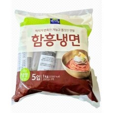 면사랑 가늘고탄력있는면사리 함흥냉면(5봉) 감자전분쫄깃 30년전통, 1개, 1kg