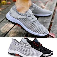 데일리 남녀공용 슬립온 통풍 조깅 가벼운 커플 운동화 메쉬 쿠션 워킹화 산책용