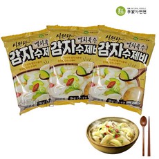 코스트코 멸치육수 감자수제비 라면처럼 끓이기/ 미니약과 1개 증정, 184g, 3개