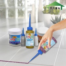 타일줄눈 바닥용 변기 및 테두리용 셀프 줄눈 보수제 ers*68939ao, 바닥용 골드, 1개