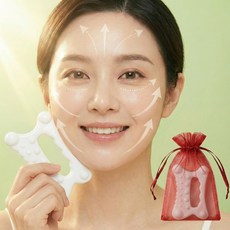 또르르 괄사 얼굴 바디 페이스 윤곽 마사지기, 림프, 1개