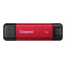 Kingston 1TB 듀얼 USB-A/C 휴대용 SSD | 최대 1050MB/s | USB 3.2 Gen 2 | SPSD/1TB