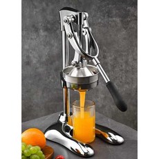 스텐 과일 착즙기 야채 레몬 기계 수동 오렌지, 1개, 1. 업글높이용의해재즈실버