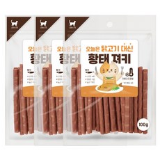굿데이 고양이 오늘은 닭고기 대신 황태 져키, 100g, 3개