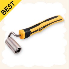 [삼광 도배 로라] 철제 도배용 롤러 노랑 자루 22X40mm 픽앤코701
