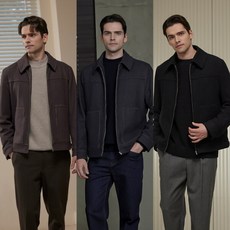 [인터메조] 25FW 카라넥 집업 점퍼 IMFFMJP108