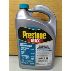 Prestone AF6110 歐系車專用 50%水箱精 3.78L 防凍防鏽 保護引擎冷卻系統, 1個, 不限燃料類型