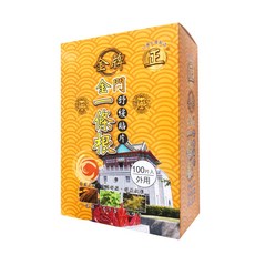 正金牌 金門一條根舒緩貼片 盒裝100片入(20片入/包x5), 1盒100片(熱感)
