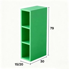 당당상점 까꿍선반 공간 좁은 주방 활용 벽, 그린 15 길이 30 깊이 79 높이