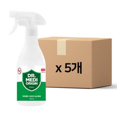 닥터메디 오리진 스프레이 손소독제 500ml×5개 에탄올70% 식약처인증 의약외품, 1개, 500ml