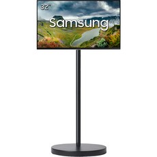 삼성 무빙스타일 M5 스탠다드 32인치 스마트 모니터 OTT 이동식 거치대 무빙 스탠드, 무빙스타일 M5 블랙, 80.1cm