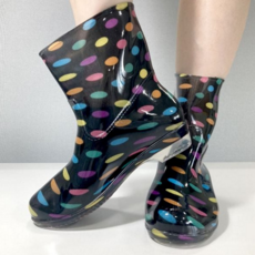 설거지 장화 작업화 조리실 주방화 주방 장화 식당 아줌마 화려한 텃밭용 캐릭터 반투명 귀여운 미끄럼, 핑크