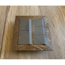 國際牌 GLATIMA 六開關 霧黑開關蓋板, 1個, 灰色/五開關,鏽銅/橫式面板(圖最上)