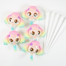 캐릭터 미니풍선 5P, 5개, 티니핑 포실핑