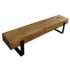 통나무 벤치 야외 의자 인테리어 사이즈 평의자 조경 빈티지, D. 1203540cm 목재 두께 10cm