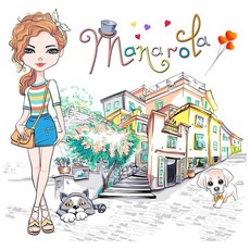 TS 蝶谷巴特餐巾紙/藝術紙 Decoupage napkins/art paper TS-人物0262，餐桌裝飾、派對用品、DIY材料, 1個, 22.5x22.5