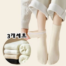 다숨 포근한 겨울 여성 수면 보온 임산부양말3P