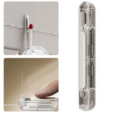 루베이 2in1 실꿰기 + 실밥제거기 자유 신축 쾌속 실 꿰기 실밥커팅/바늘꿰기/재봉, 1개, 흰색