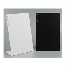 공동창고 L자 자석 게시판 A5 학원게시판, 검정