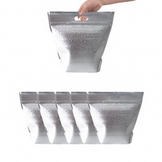 코히모 은박 손잡이 보냉팩 보온 보냉백 봉투 6P 세트 5W0079