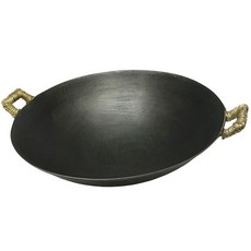 캠핑용 무쇠 그리들 전골 주철 그릴 고기불판 야외, 33cm (두꺼운 순수 생철), 1개, 1cm