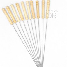 MMOR 바비큐 꼬치 10p 스탠꼬챙이 쇠꼬챙이